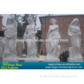 white marble four seasons goddess statues from china